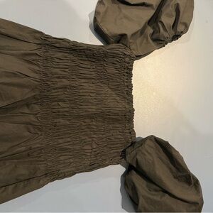 Black Puff Sleeve Top